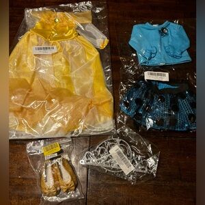 Lot of 4 new 18-inch doll items